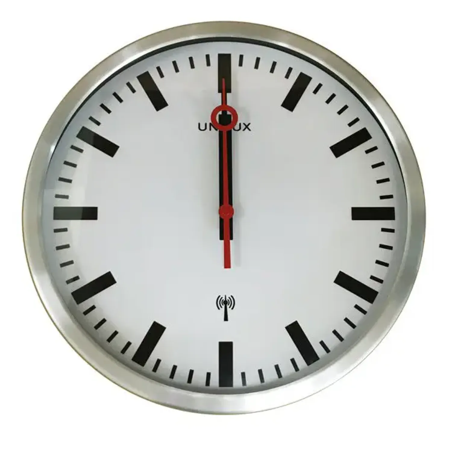 - Væg Ur - Stationsur - Metal grå - ø35 cm^Unilux Hot