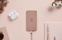 Upström - TO100, trådløs oplader - Pink* New