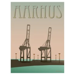 - Havnen plakat - 30x40 cm*VISSEVASSE New