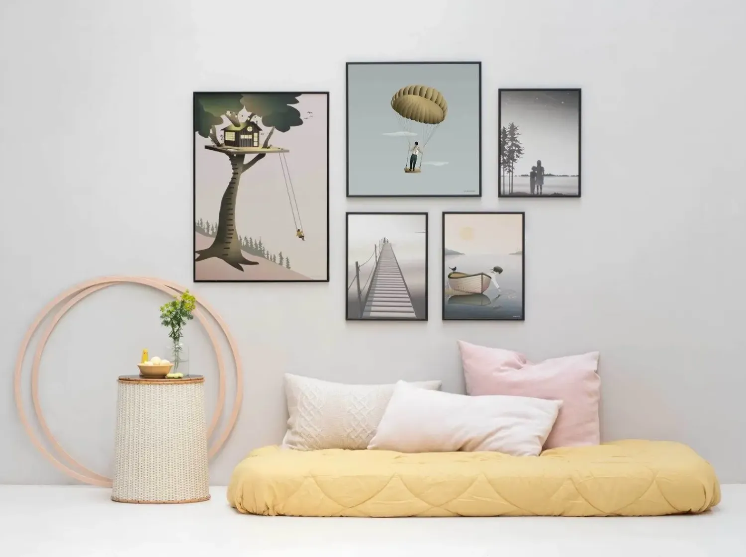 - Plakat - Boy in A Boat - 30x40 cm^VISSEVASSE Hot