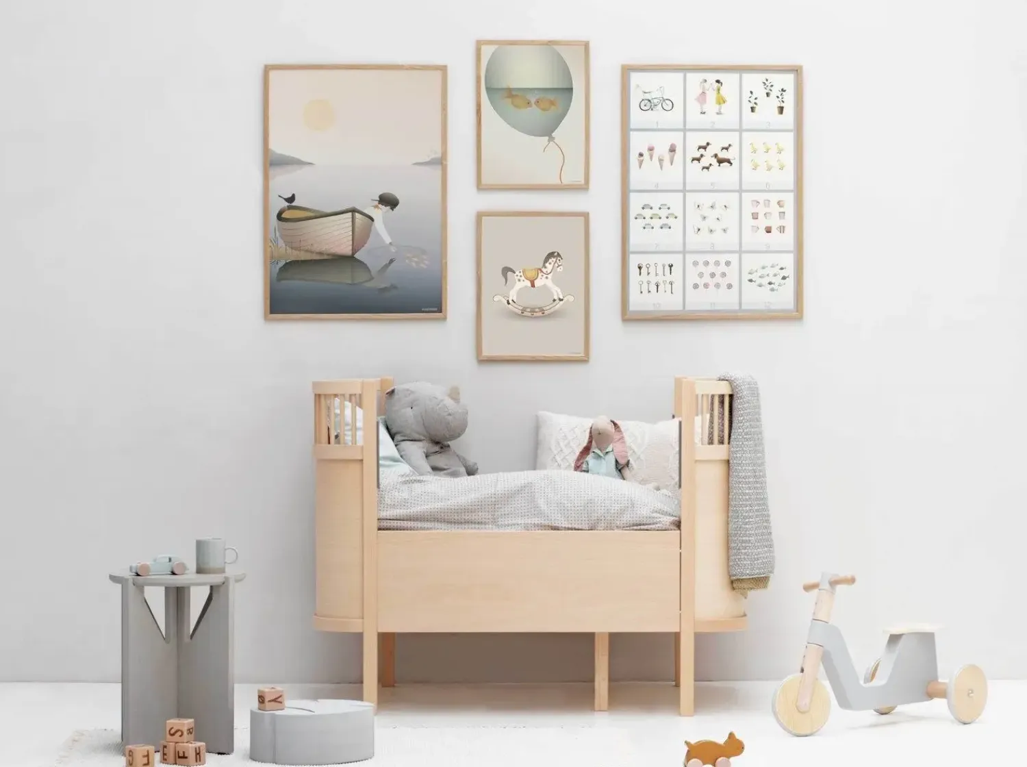 - Plakat - Boy in A Boat - 30x40 cm^VISSEVASSE Hot