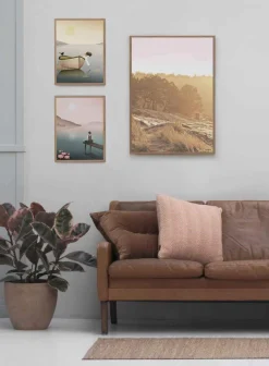 - Plakat - Boy in A Boat - 30x40 cm^VISSEVASSE Hot