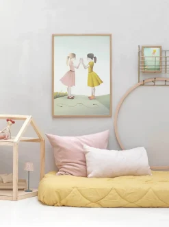 - Plakat - Hand-Clapping Girls - 50x70 cm^VISSEVASSE Best