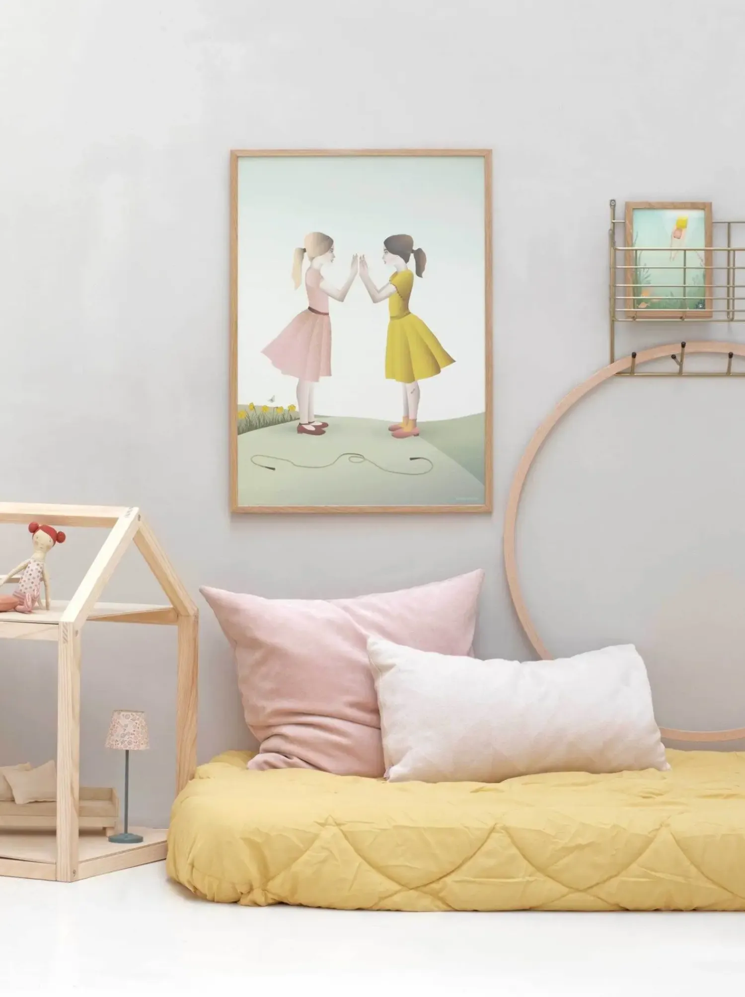 - Plakat - Hand-Clapping Girls - 50x70 cm^VISSEVASSE Best