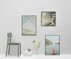 - Plakat "Moonlight Moment" - 40x40 cm^VISSEVASSE Hot