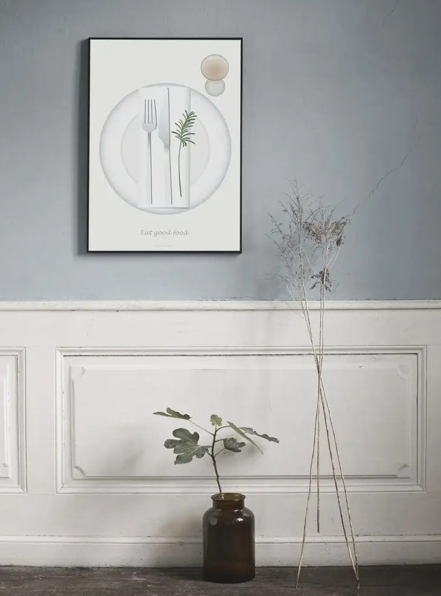 plakat - Eat good food - 50x70 cm*VISSEVASSE