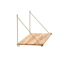 - Hylde - Loop Shelf - bambus og messing^We Do Wood Hot