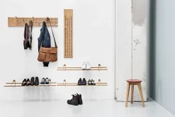 - Skohylde - Røget Eg/Messing - Small*We Do Wood Clearance