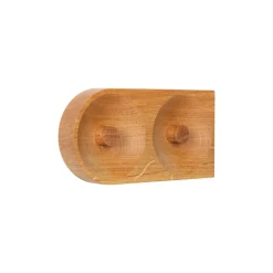 - Solid Hook, 2 Hooks, Oak*We Do Wood