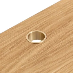 - Vægskrivebord - eg/messing*We Do Wood Hot