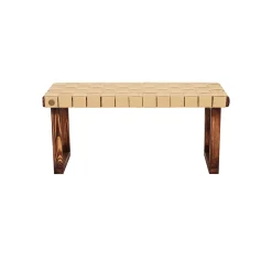 - Bænk - Lille - Valnød*Wecycle Furniture Clearance