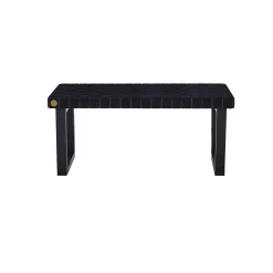 - Bænk - Lille - Sort^Wecycle Furniture Discount