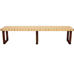 - Bænk - Stor - Valnød^Wecycle Furniture Outlet