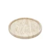 - Rund Travertine bakke - Beige - Ø27 cm^WELLmark Sale
