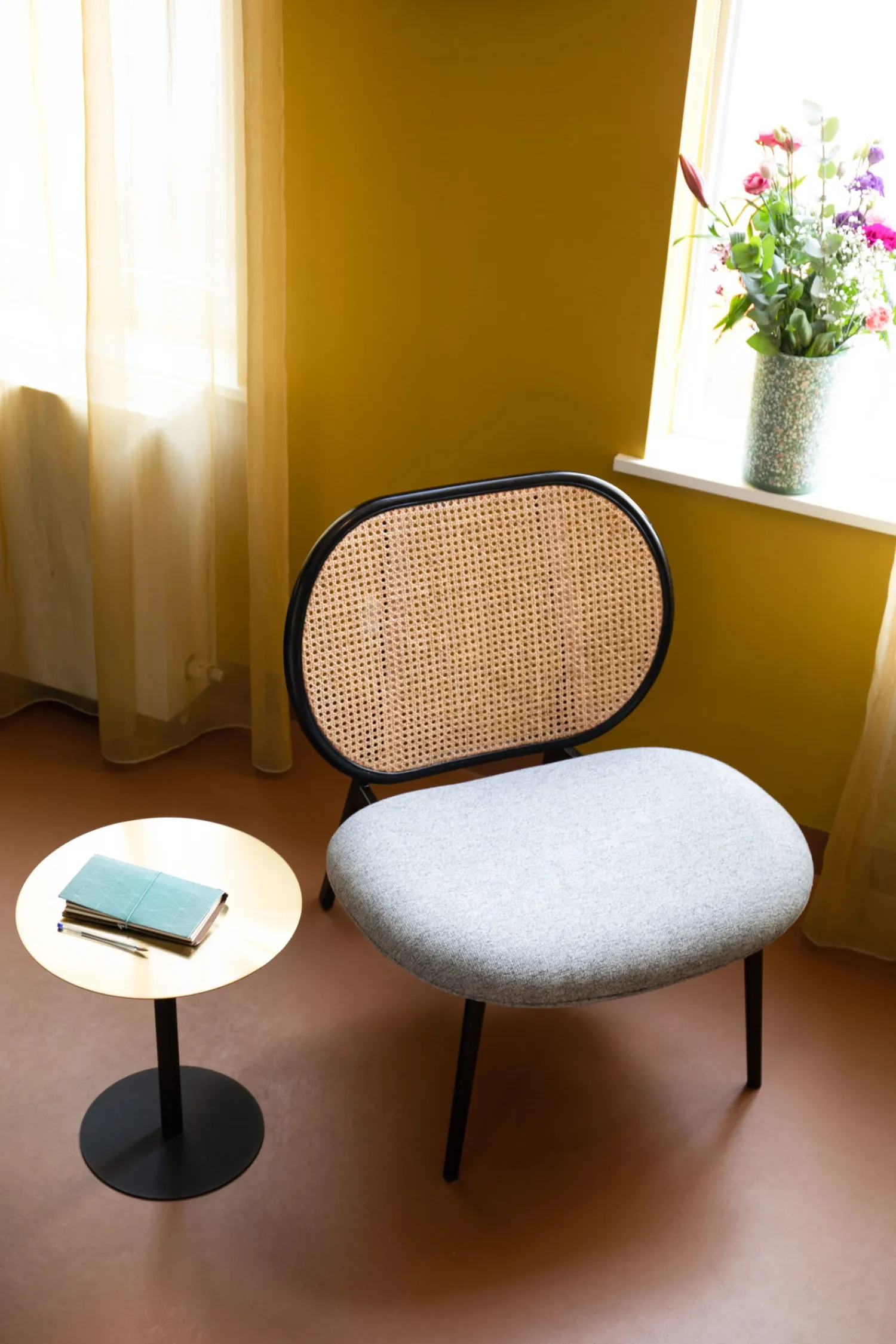 - Lounge Chair Spike - Natur/grå*Zuiver Online