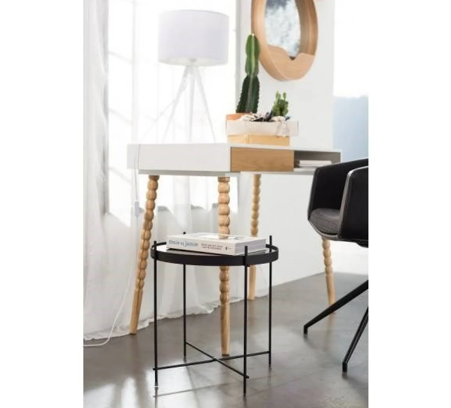 Zuiver - Sidebord CUPID - Sort* Outlet