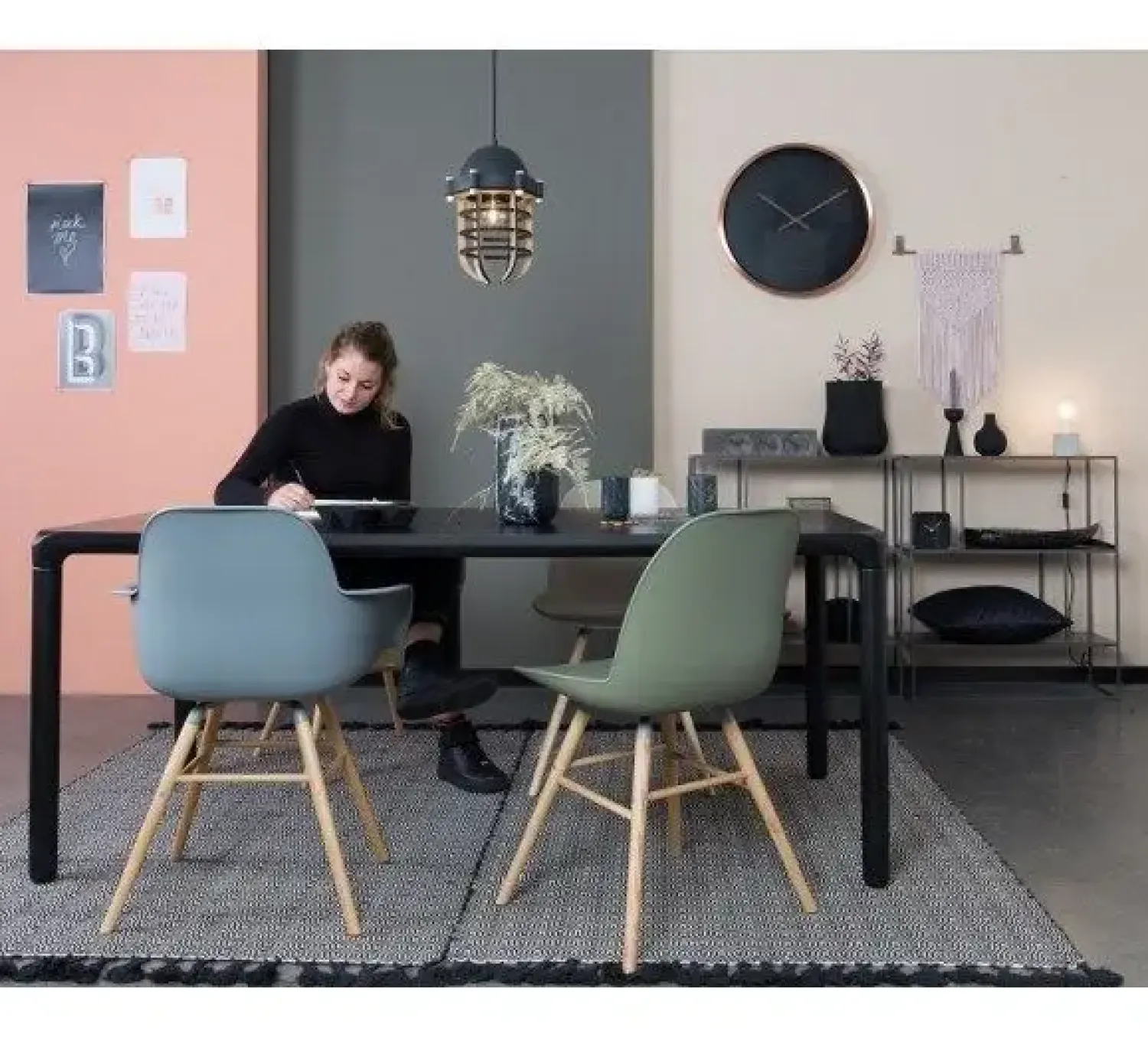 - Stol ALBERT KUIP - Grøn*Zuiver Sale